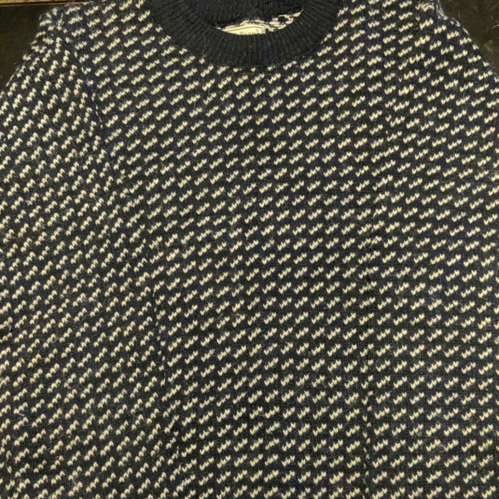 Men's LLBean wool sweater
